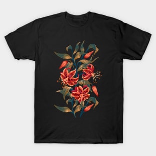 Tiger Lily - Orange Green T-Shirt